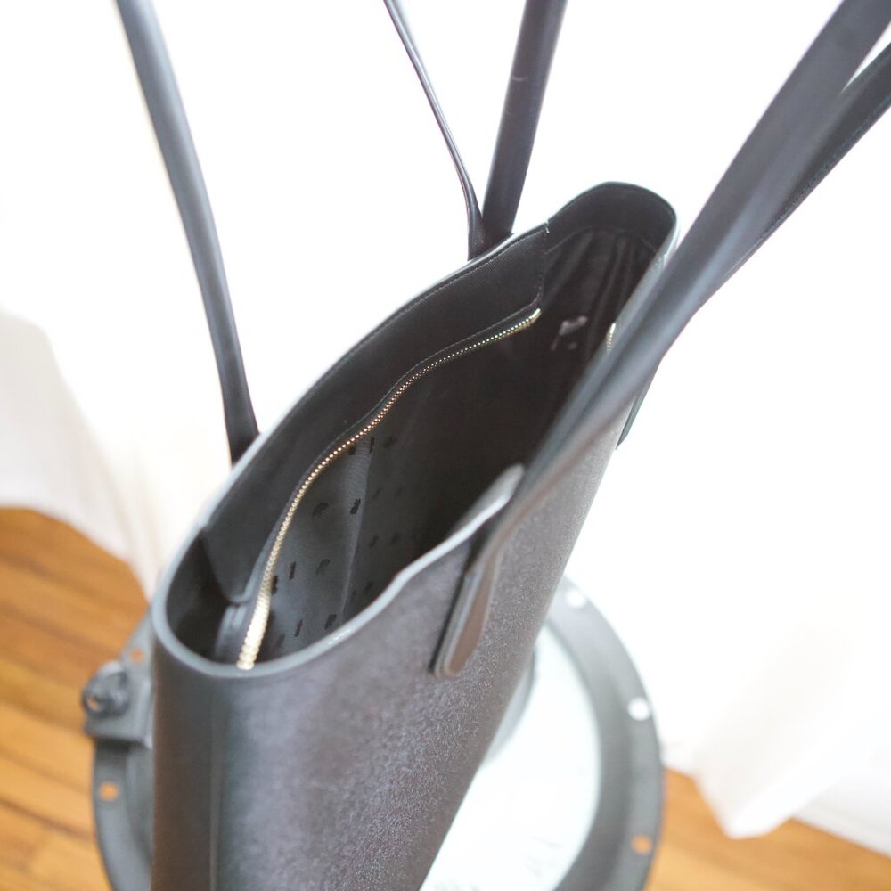 Kate Spade New York Jana Shimmery Black Tote Bag - Picture 14 of 15